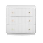 Percy Three-Drawer Chest (White) - Image 3
