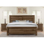 Cool Rustic Queen Plank Bed - 170-558-855-922 - Image 3