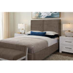 Joinery Upholstered Bed-brindle Grey - 194-661X-166X-822X-404 - Image 3