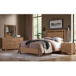 Lodge & Loft Floating Panel Bed in Queen - 842-557-755-922 - Image 4