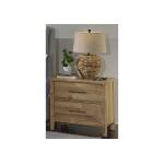 Pure Maple Night Stand - 2 Drawer - 182-227
