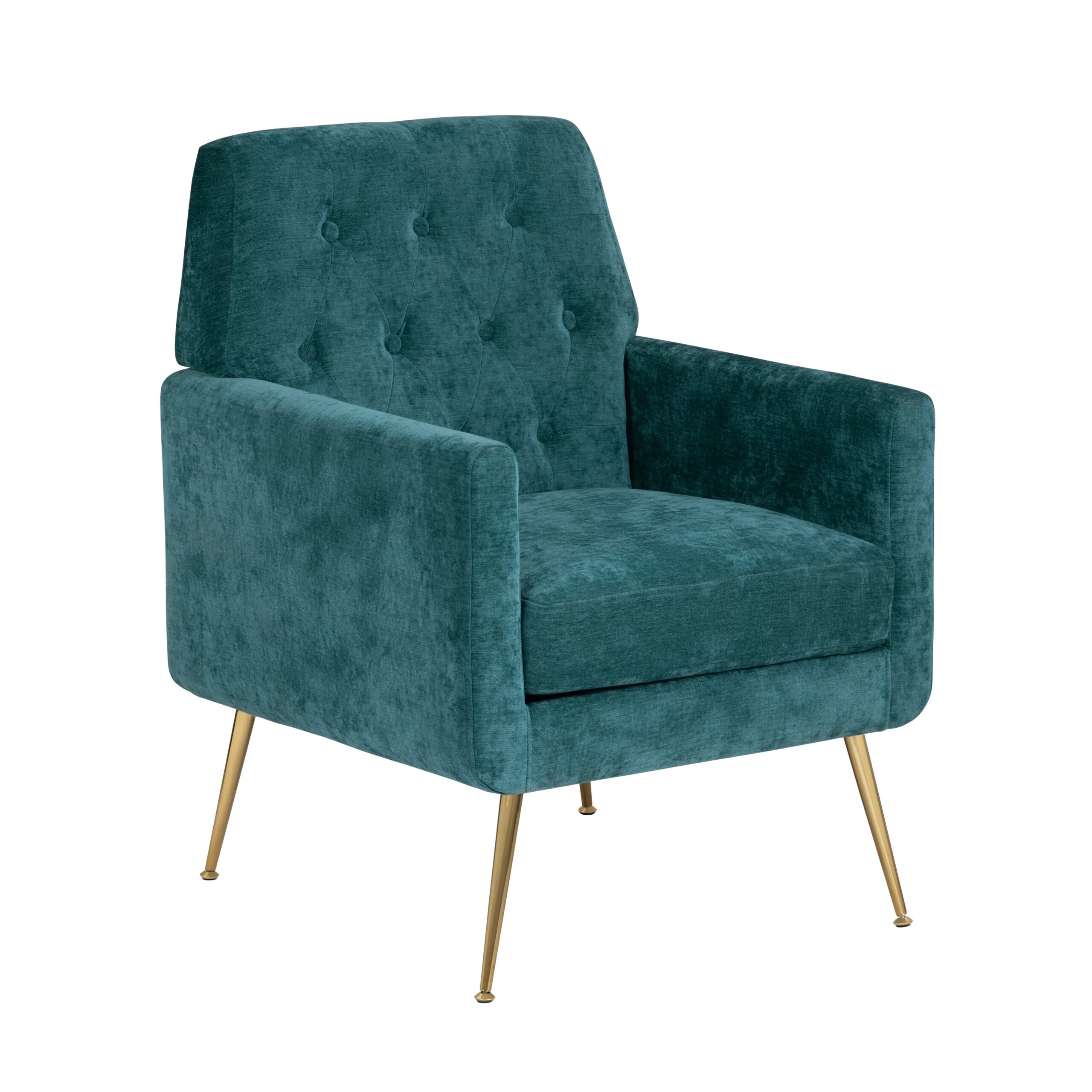 9d11812939cafec34bbd75dce584540b Accent Chair - Peacock Blue - Image 1