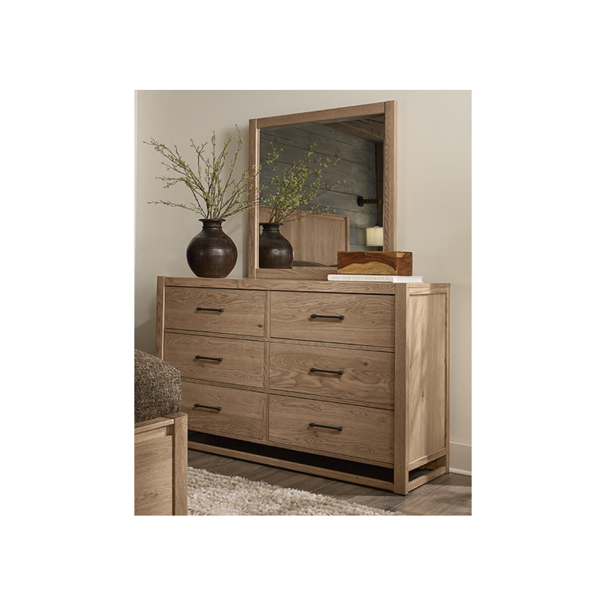 9d69ddd70746681fa7d3787ddd301fd8 Lodge & Loft Dresser - 6 Drwr - 842-002 - Image 1