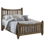 Maple Road Slat Poster Bed With Slat Poster Footboard - 117-558/855/722