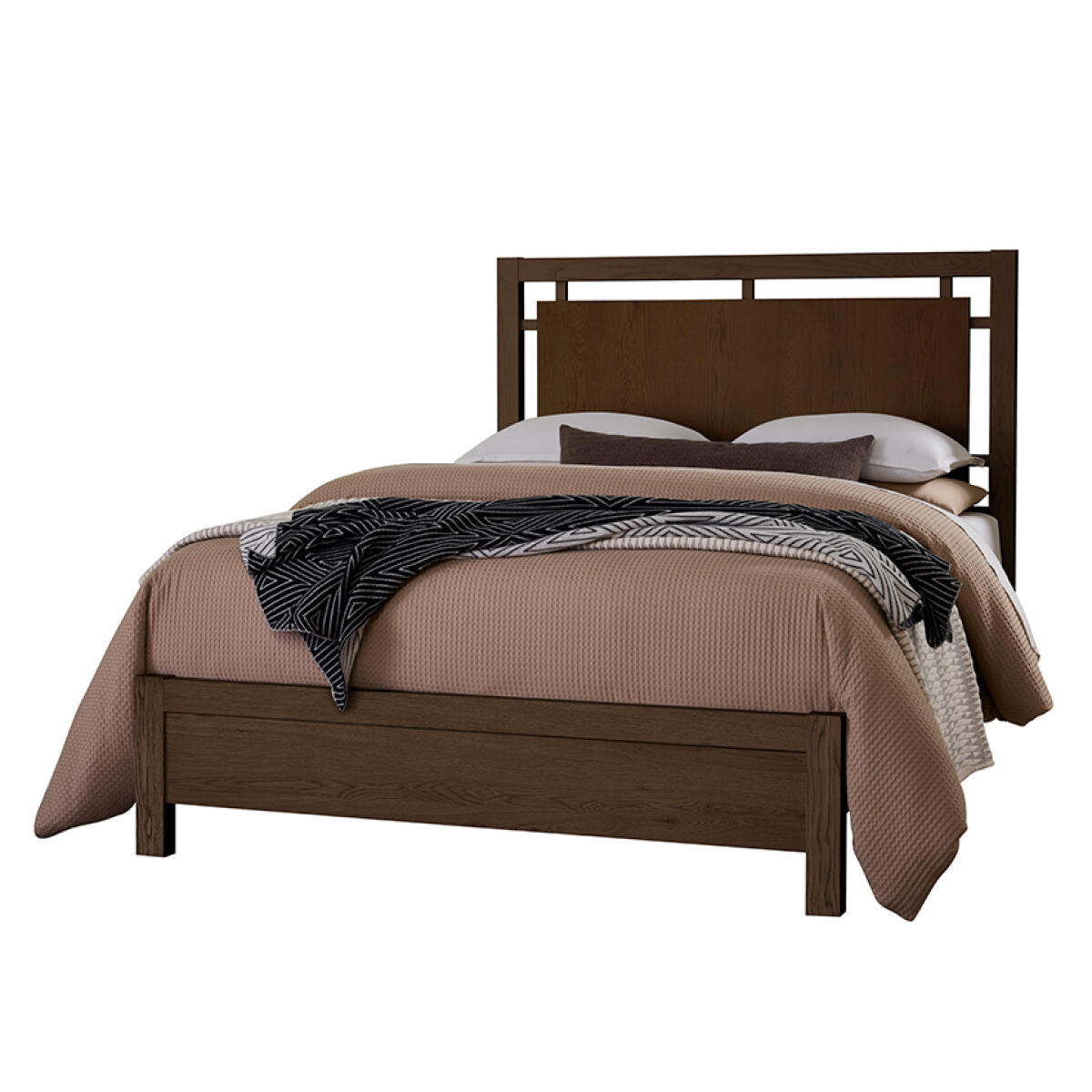 b140e2170b18bdca9e4a3e17e4676793 Lodge & Loft Floating Panel Bed in Queen - 840-557-755-922 - Image 1