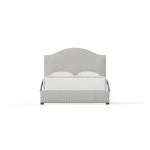Choices Custom Bed Collection Emily Upholstered Bed - Grey Stripe - 100-669Q-166Q-822Q