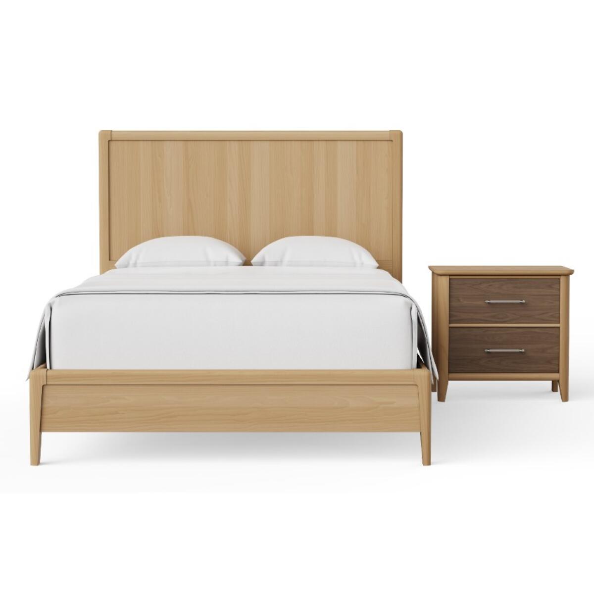 c9feb632176cf86cb56f20c3144b0e8d Nordhaven Queen Panel Bed - 852-557-755-722 - Image 1