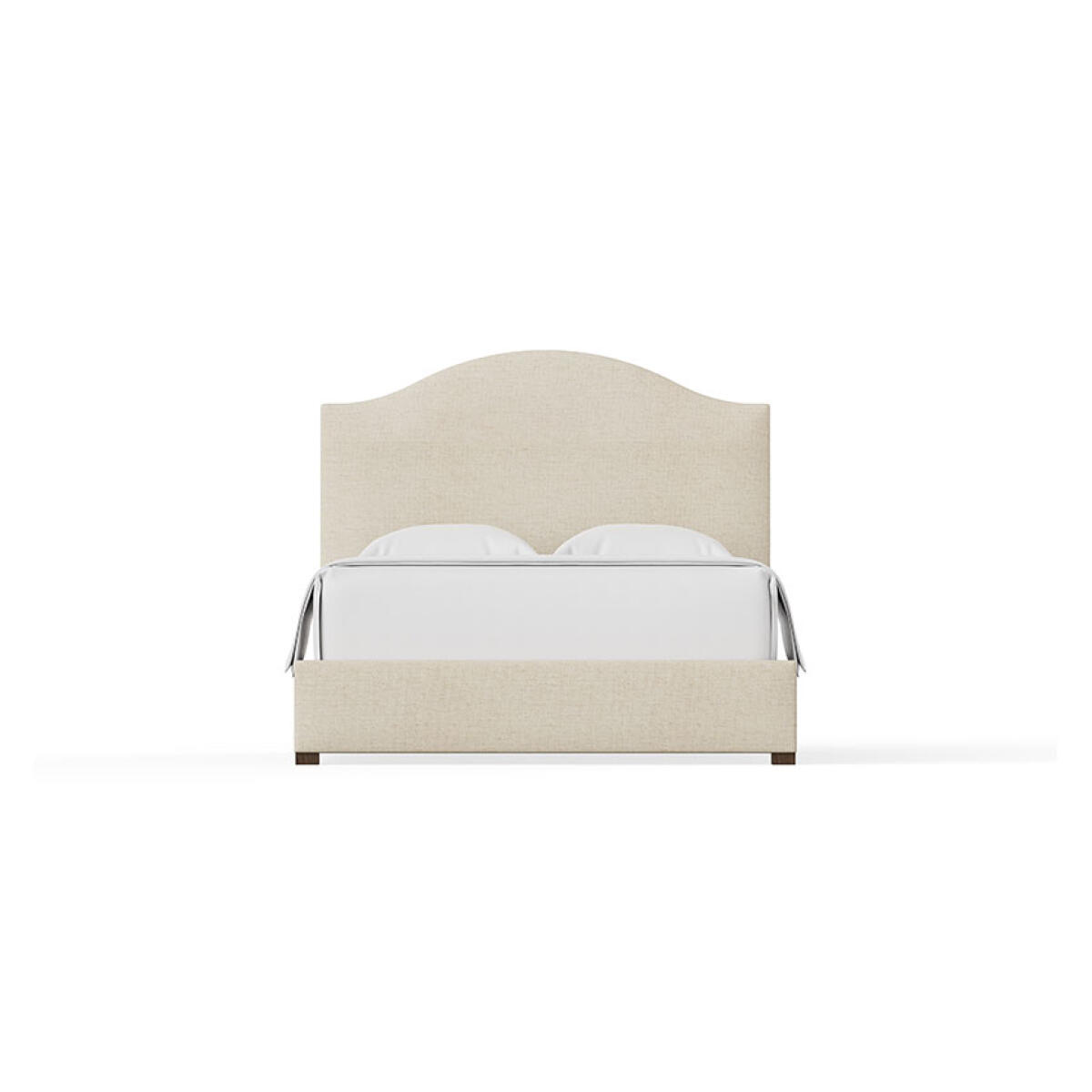 cbc321e3a24844a60ea102c4d8a8df96 Choices Custom Bed Collection Emily Upholstered Bed - Ivory Cream - 100-559I-155I-822I - Image 1