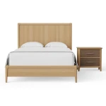 Nordhaven Panel Bed in King - 850-667-766-722-MS1