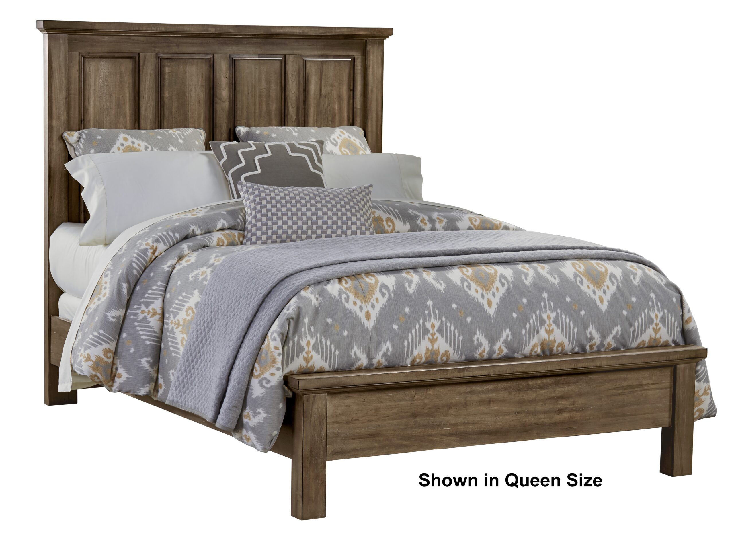 f8fa0759be695fd3db952f9781b30617 Maple Road Mansion Bed With Low Profile Footboard - 117-669/966/733/MS2 - Image 1