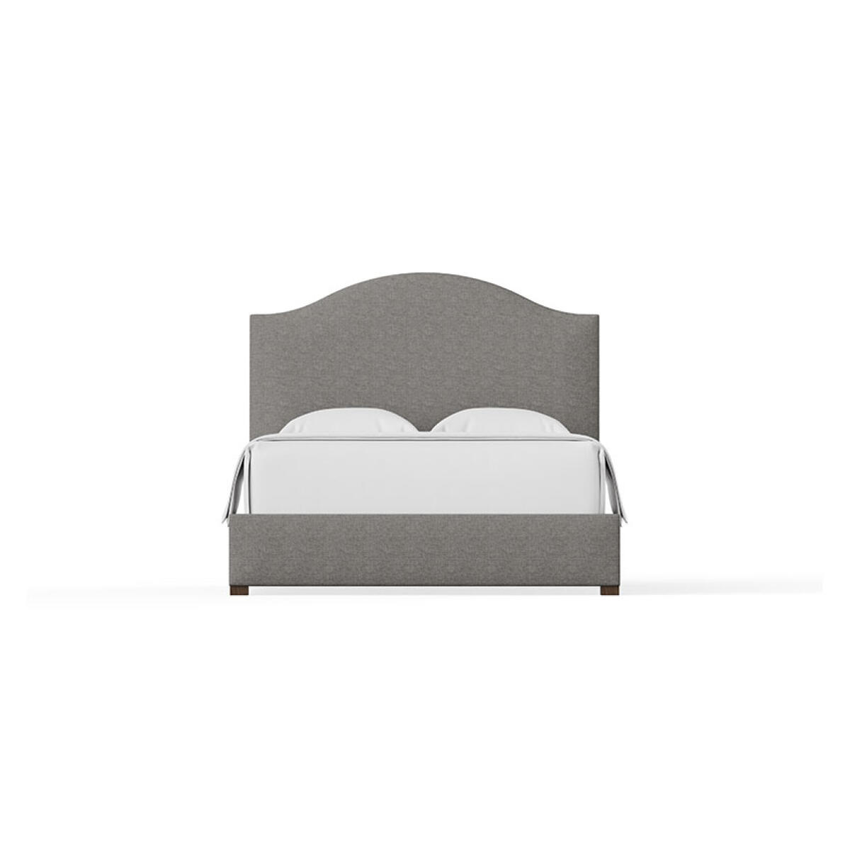 f90485483eef99d8f4bbe9d1bd029e3b Choices Custom Bed Collection Emily Upholstered Bed - Mocha - 100-669M-166M-822M - Image 1