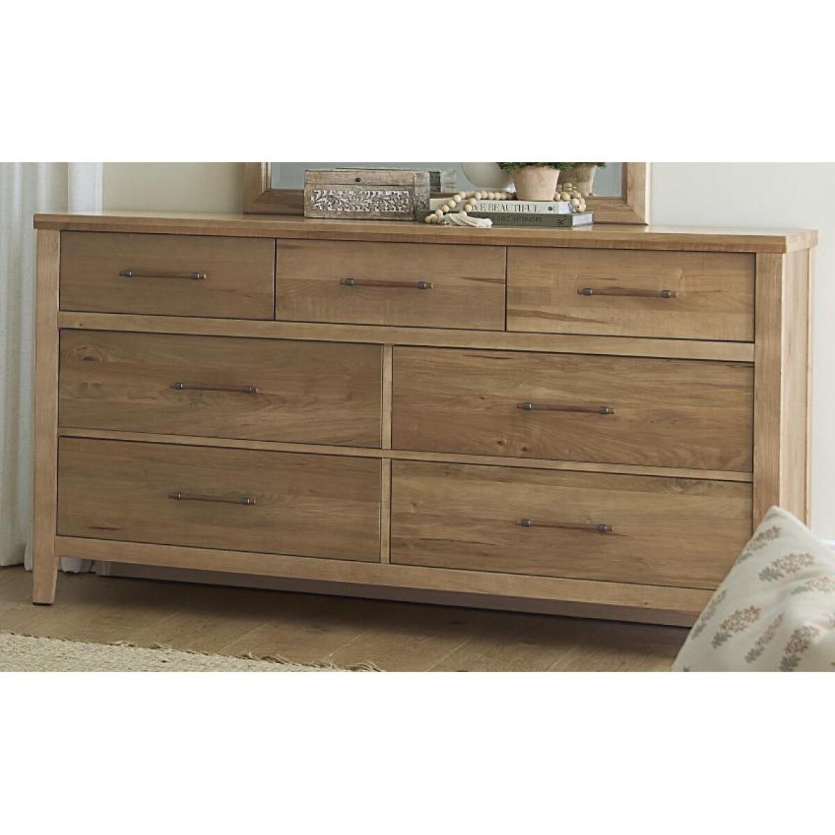 fcab4b0430e6eb4e5bb377b910579d24 Pure Maple Dresser - 7 Drawer - 182-003 - Image 1