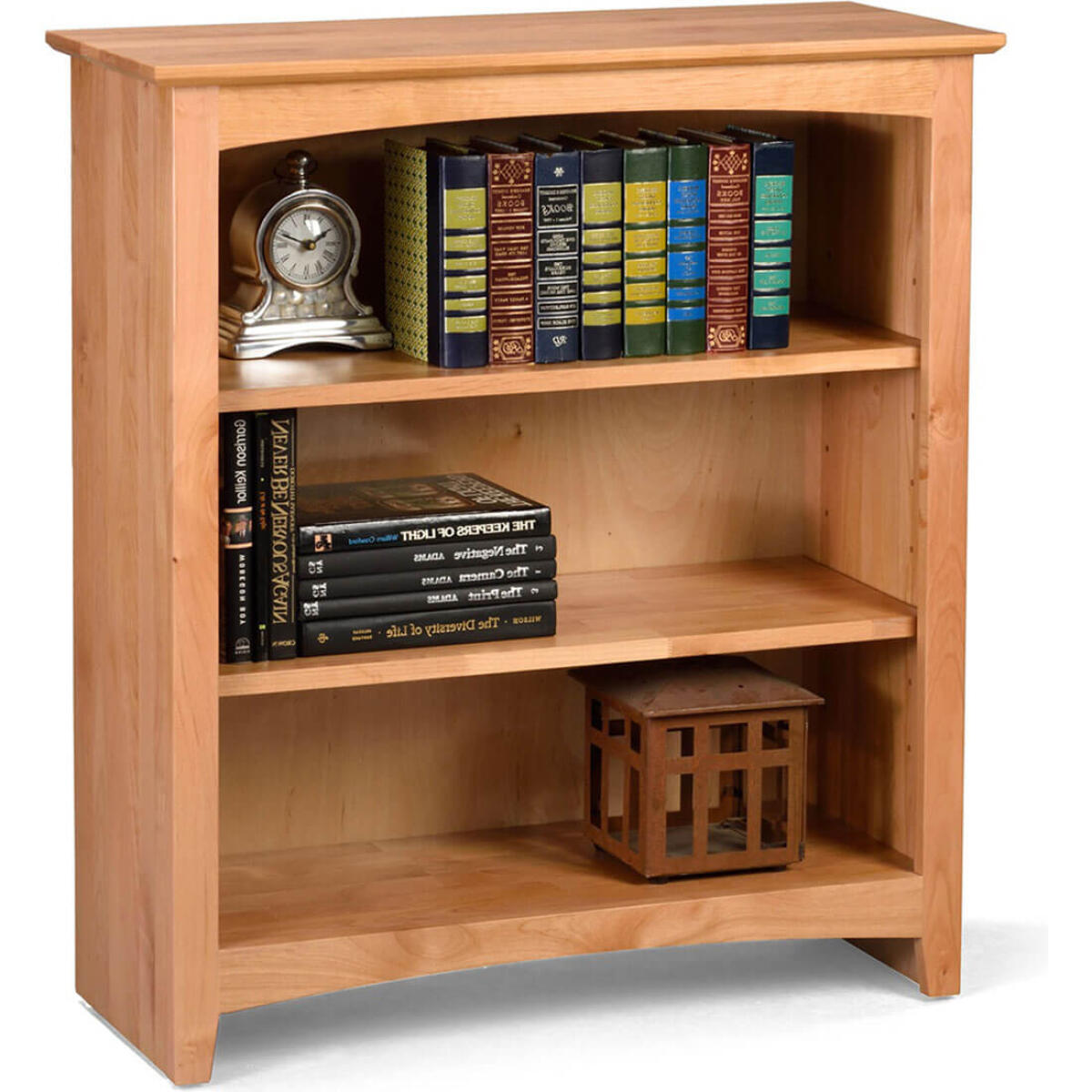 00e830a619ea8c18ba0215f8f0b58714 Shaker Bookcases Alder Bookcase 30 x 36 - 63036 - Image 1