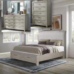 Belmar Queen Storage Bed, Dresser & Mirror, Chest