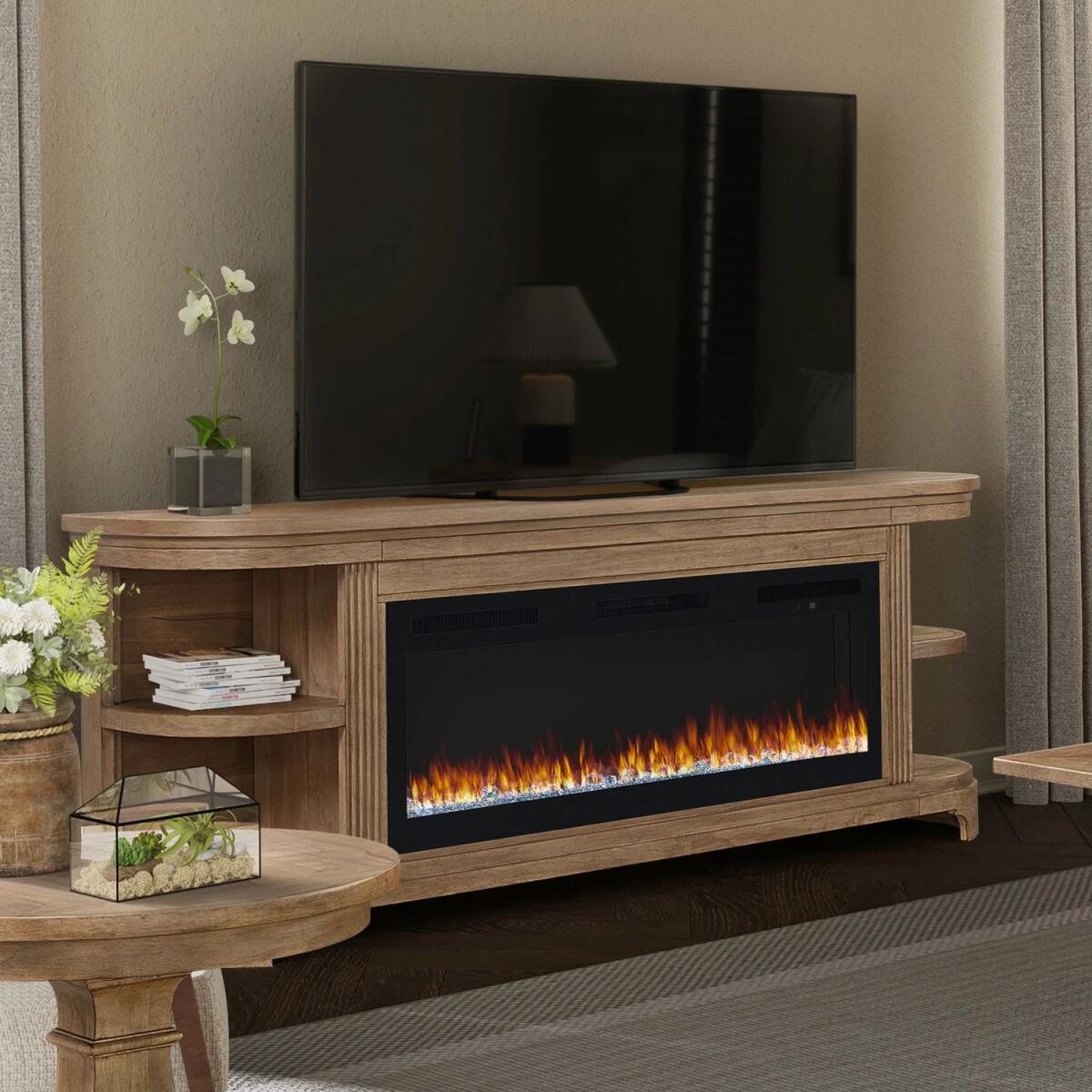 0ac12b96e9ecb4211b98c60a4a1afc68 Fireplace TV Consoles 928 82 Inch Console w/ Fire FTS - Image 1