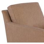 Isley Leather Swivel Chair - Image 11