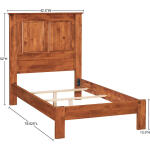 Shaker Essential Panel Twin Bed - 61182 - Image 5