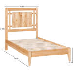 2 West Open Panel Twin Bed - 63271 - Image 4
