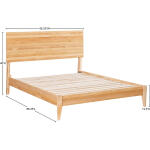 2 West Modern Platform Queen Bed - 63298 - Image 5