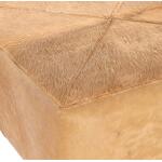 Arlo Medium Square Leather Ottoman - Image 4