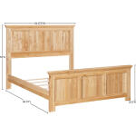 Emmerson Flat Panel Queen Bed - Tall Footboard - 64198 - Image 3
