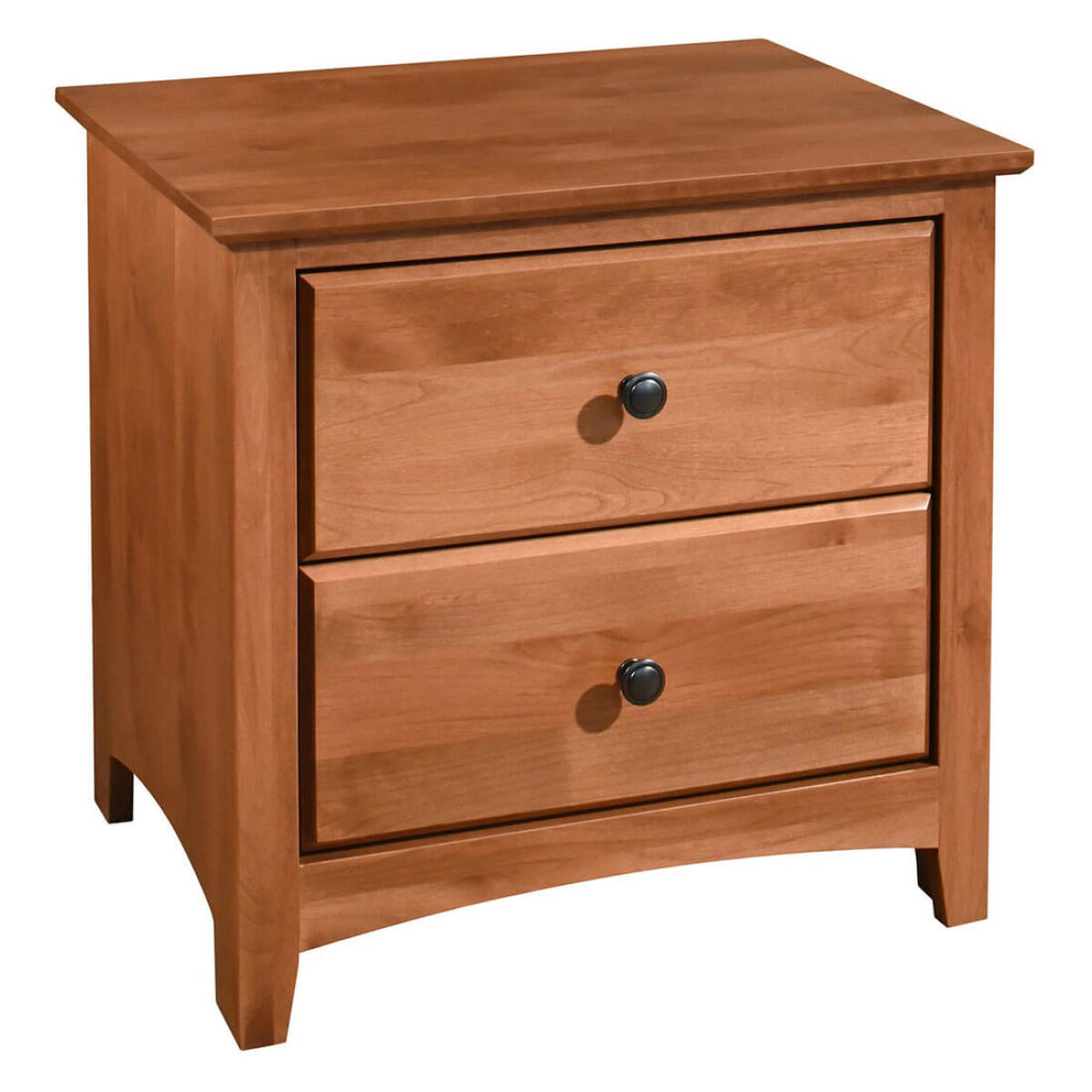29d455f1505cde68758eac9b5c07ecf5 Shaker 2 Drawer Wide Nightstand - 61221 - Image 1