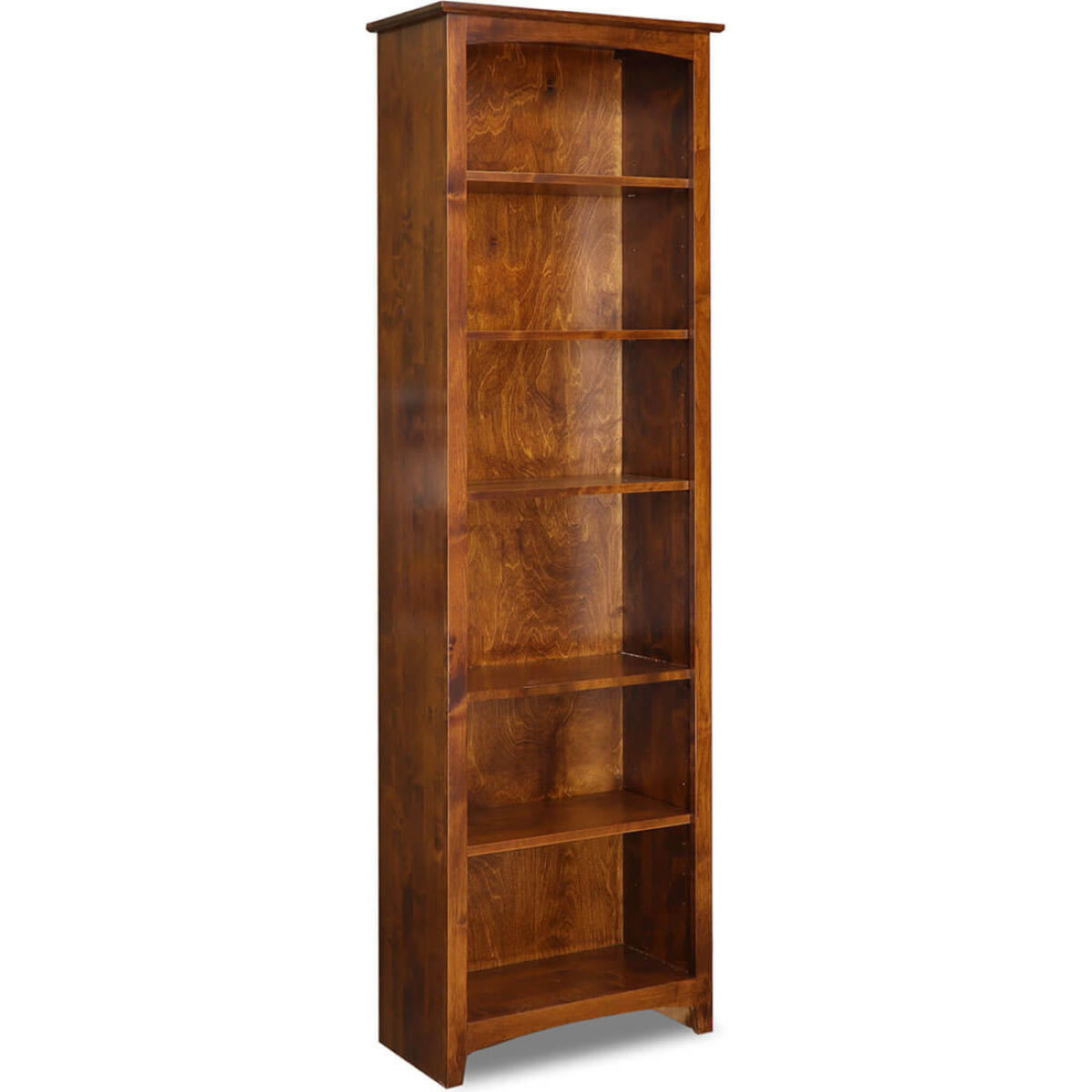2c641213e583cd050a64285496f9f688 Shaker Bookcases Alder Bookcase 24 x 84 - 62484 - Image 1