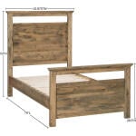 Emmerson Bed - Tall Footboard - 67278 - Image 4