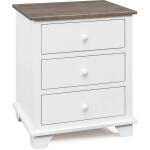 Portland 3 Drawer Wide Nightstand - 51231