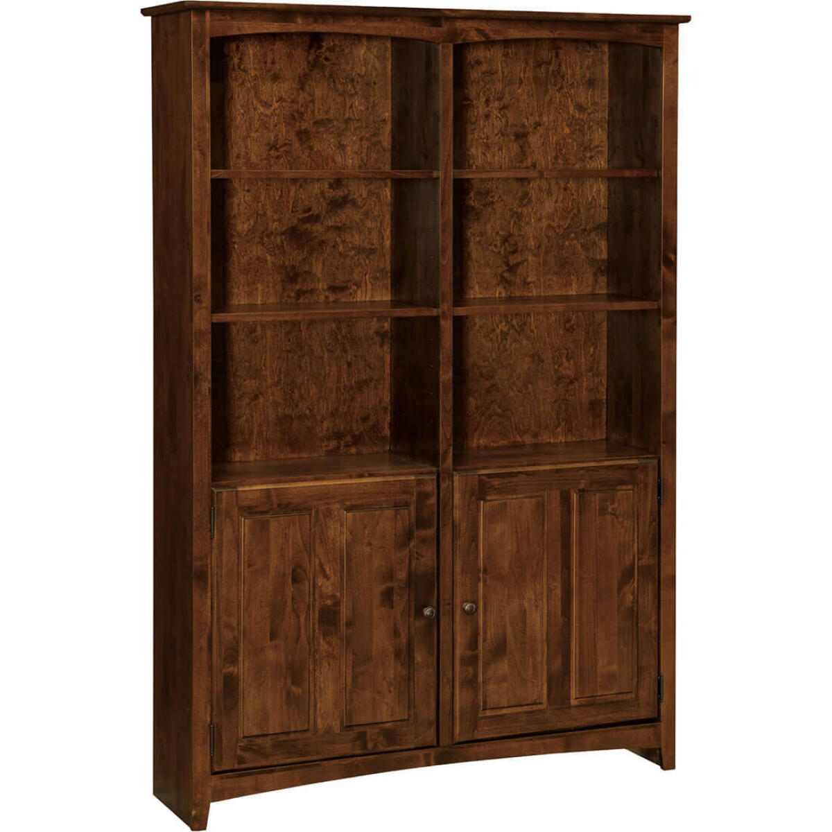 3d2915ae6b4fd0f5918b6a326da23675 Shaker Bookcases Alder Bookcase 48 x 72 - Doors - 64872D - Image 1