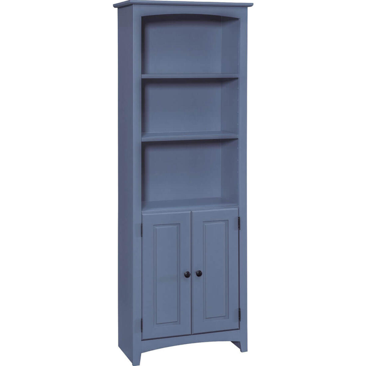 424c63c70873ae611023809dc2fc406c Shaker Bookcases Alder Bookcase 24 x 72 - Doors - 62472D - Image 1