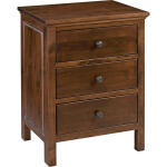 Heritage 3 Drawer Wide Nightstand - 62231 - Image 3