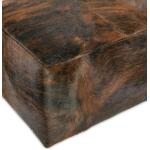 Arlo Small Rectangle Leather Ottoman - Image 7