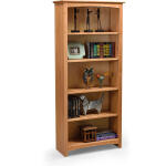 Shaker Bookcases Alder Bookcase 30 x 72 - 63072
