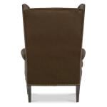 Sean Leather Wing Chair - Image 4