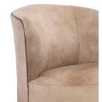 Mavis Leather Swivel Chair - Image 5