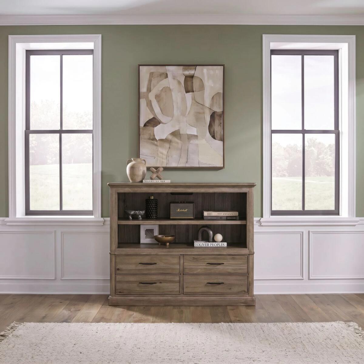 504931fc58c935d21c8339488aece720 Fireplace TV Consoles 4 Drawer Fireplace Chest - Image 1