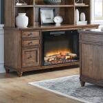 Fireplace TV Consoles 336 68 Inch Credenza w/ Fire FTS