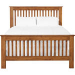 Shaker Slat Full Bed - Tall Footboard - 61243 - Image 3