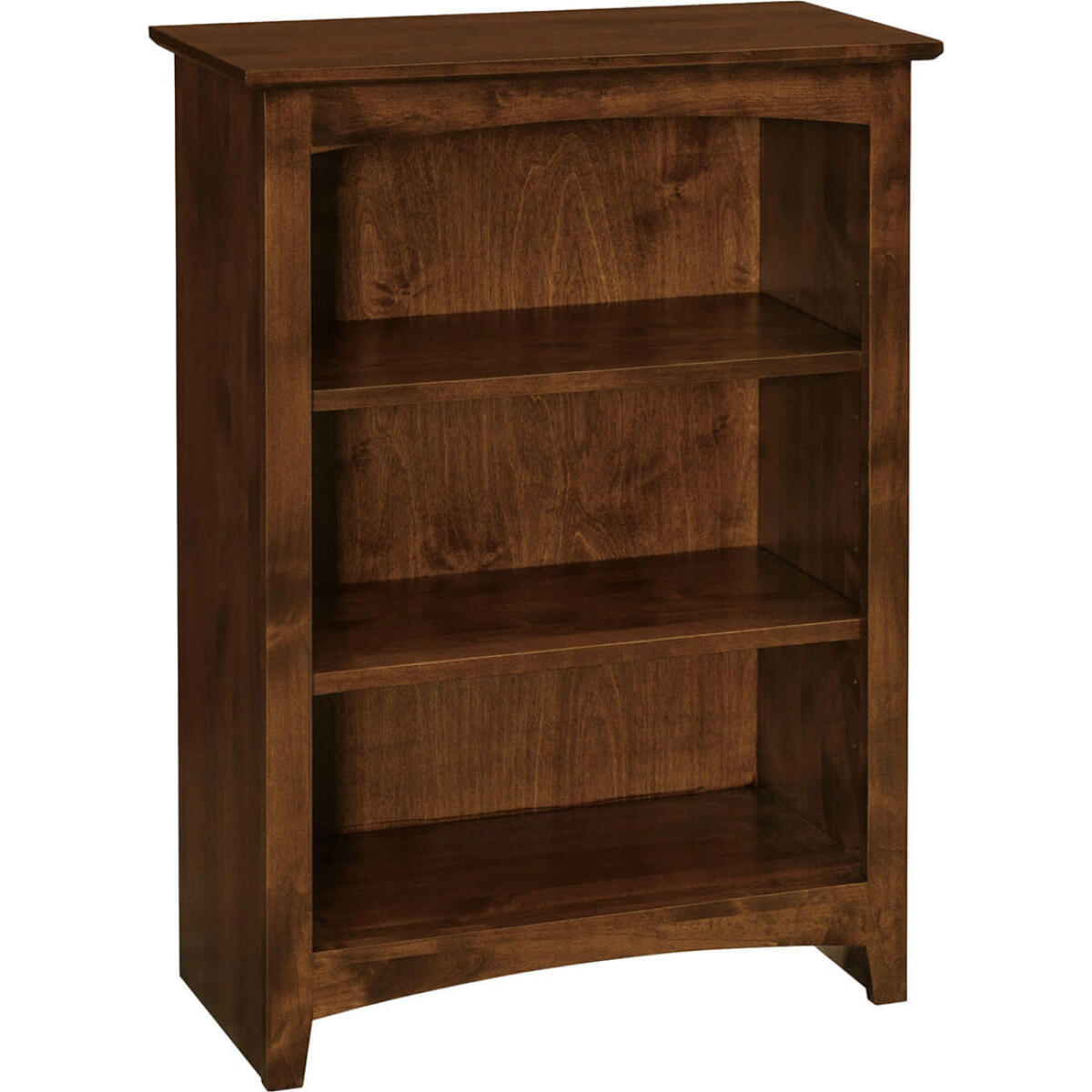 612cab6da21ebf956bec3a920c0f85c6 Shaker Bookcases Alder Bookcase 24 x 36 - 62436 - Image 1
