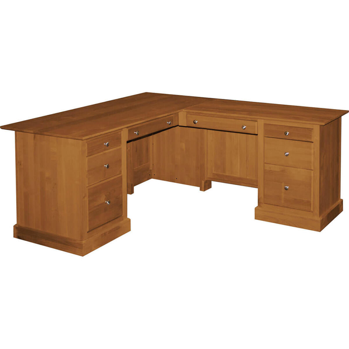 61d3684ed4ebb0c272997563dff12427 Shaker Executive Home Office Executive Desk for Return - 6550 - Image 1
