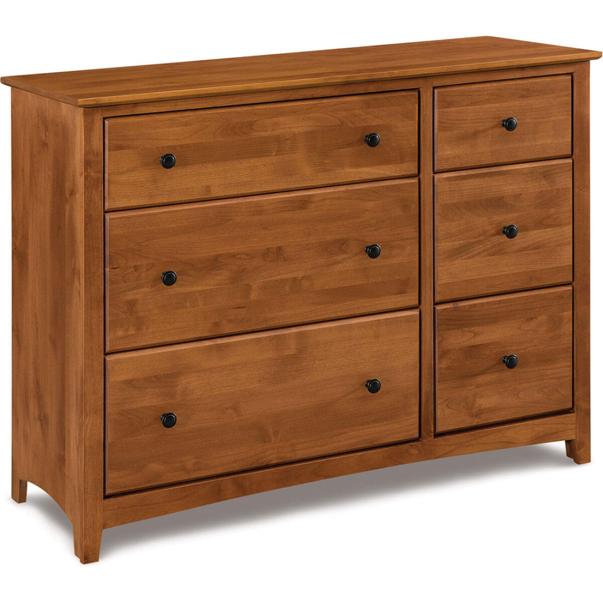 6699c0cfafd7038b60d6dc95dc21ca3e Shaker 6 Drawer Combo Dresser - 61561 - Image 1