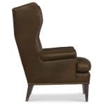 Sean Leather Wing Chair - Image 3