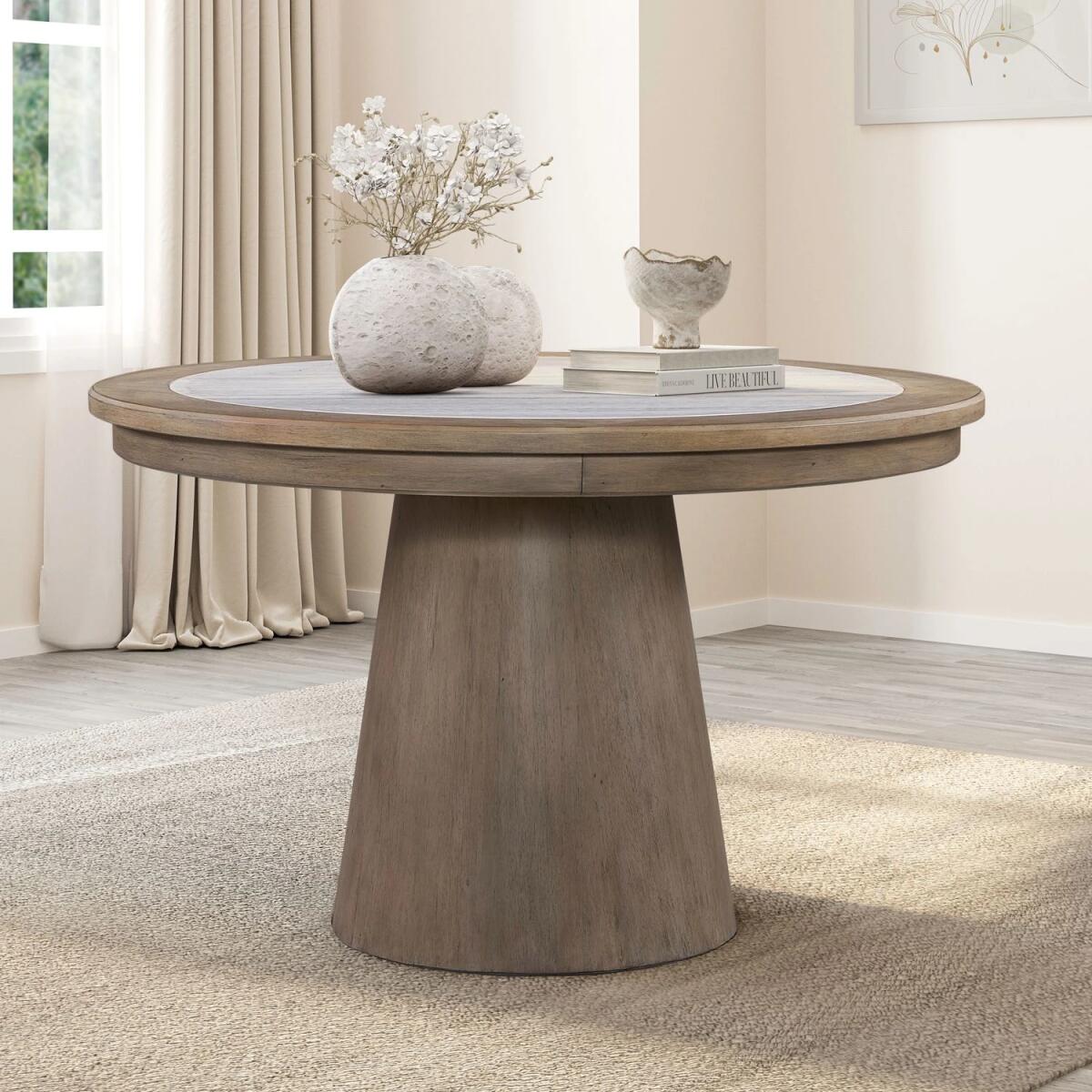 6b73ed4c5117660b9a04ac3f1167029c Proximity Place Opt Round Table Set - Image 1