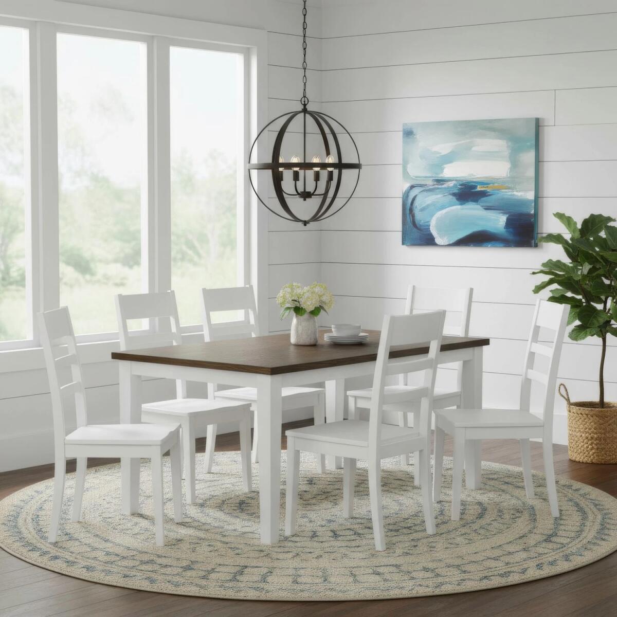6e933ba9c90a34f2aad3d6e4a63b9c87 Landale 7 Piece Rectangular Table Set - Image 1