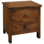 Heritage 2 Drawer Wide Nightstand - 62221
