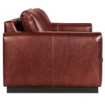 Briggs 8 ft. Leather Sofa - Image 3