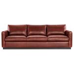 Briggs 8 ft. Leather Sofa