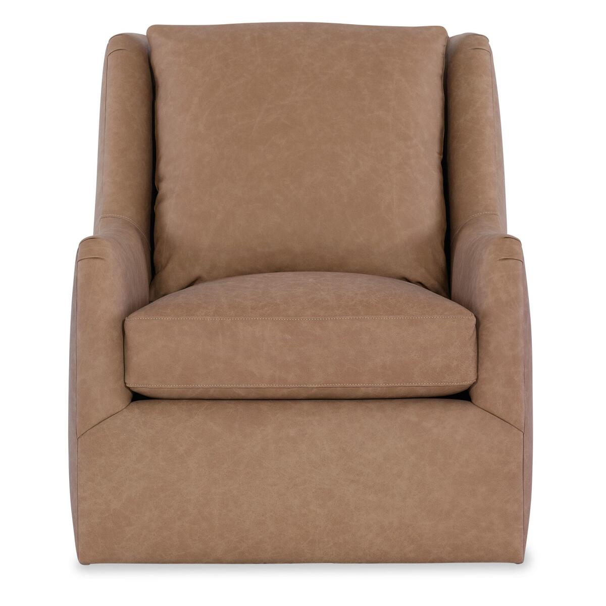 8edbbd453320faf93e5b065caaa88323 Karina Leather Swivel Chair - Image 1