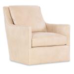 Roake Leather Swivel Chair - Image 3